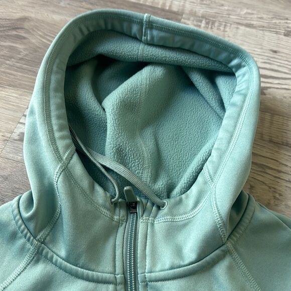Nike Dri-Fit Hoodie Full Zip Sweatshirt Mint Green Women's Jacket Running Gym - Picture 12 of 12